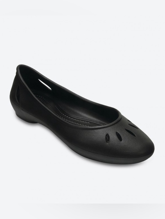 CROCS Shoes - CROCS Black Women's Ballet Flat